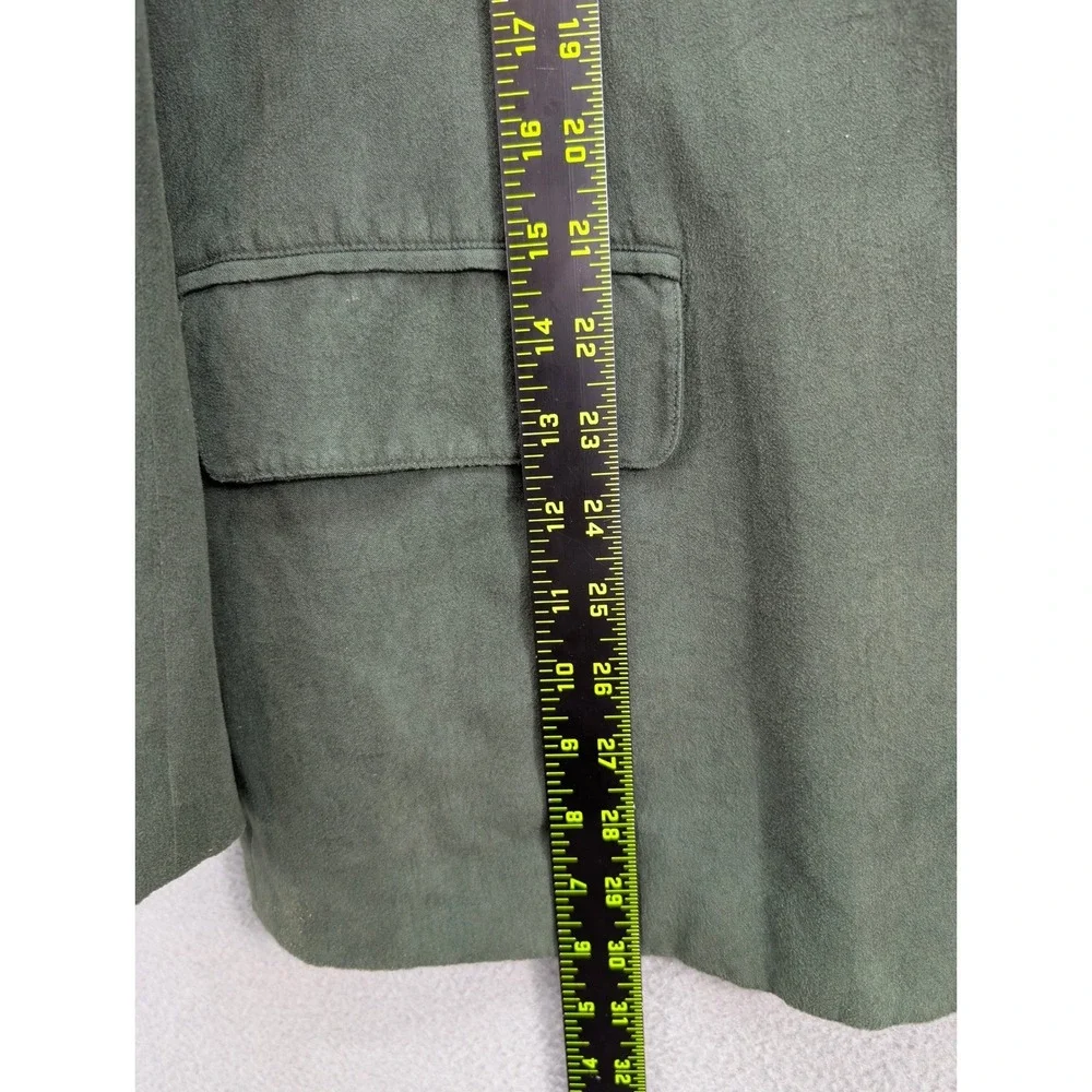 Vintage Bugatchi Uomo Sport Coat Jacket Men's M Paisley‎ Lined Green Hongkong